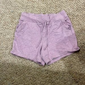 purple shorts
